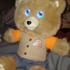 Charming Brown and Orange Stuffed Animal Teddy Bear